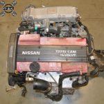 موتور و گیربکس کامل نیسان مدل NISSAN JDM CA18DET 1.8L 16v