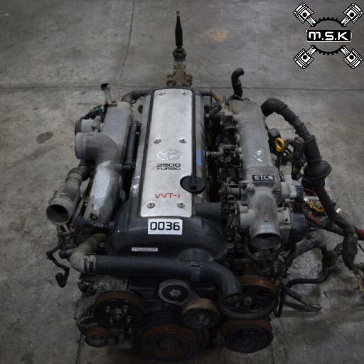 موتور و گیربکس تویوتا مدل (TOYOTA 1JZ-GTE VVTI Turbo JZX100 2.5L 24v (5 SPEED R154 TRANSMISSION - Image 1
