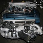 موتور و گیربکس تویوتا مدل (TOYOTA ARISTO JZS161 2JZ-GTE VVTi 3.0L 24v (W58 TRANSMISSION - Image 6